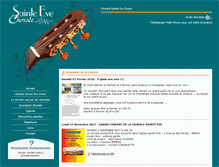 Tablet Screenshot of chorale-dreux.fr